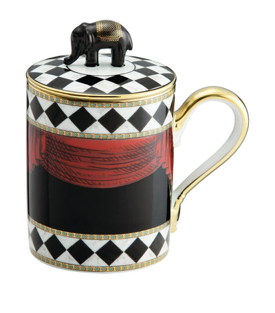 Harrods Porcelain Elephant Lid Mug with 400ml Capacity- Buy online at McGrocer