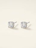 Vivienne Westwood platinum-plated brass crystal stud earrings - British product
