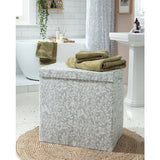 Argos Home floral laundry basket with dividers grey 130L - British product