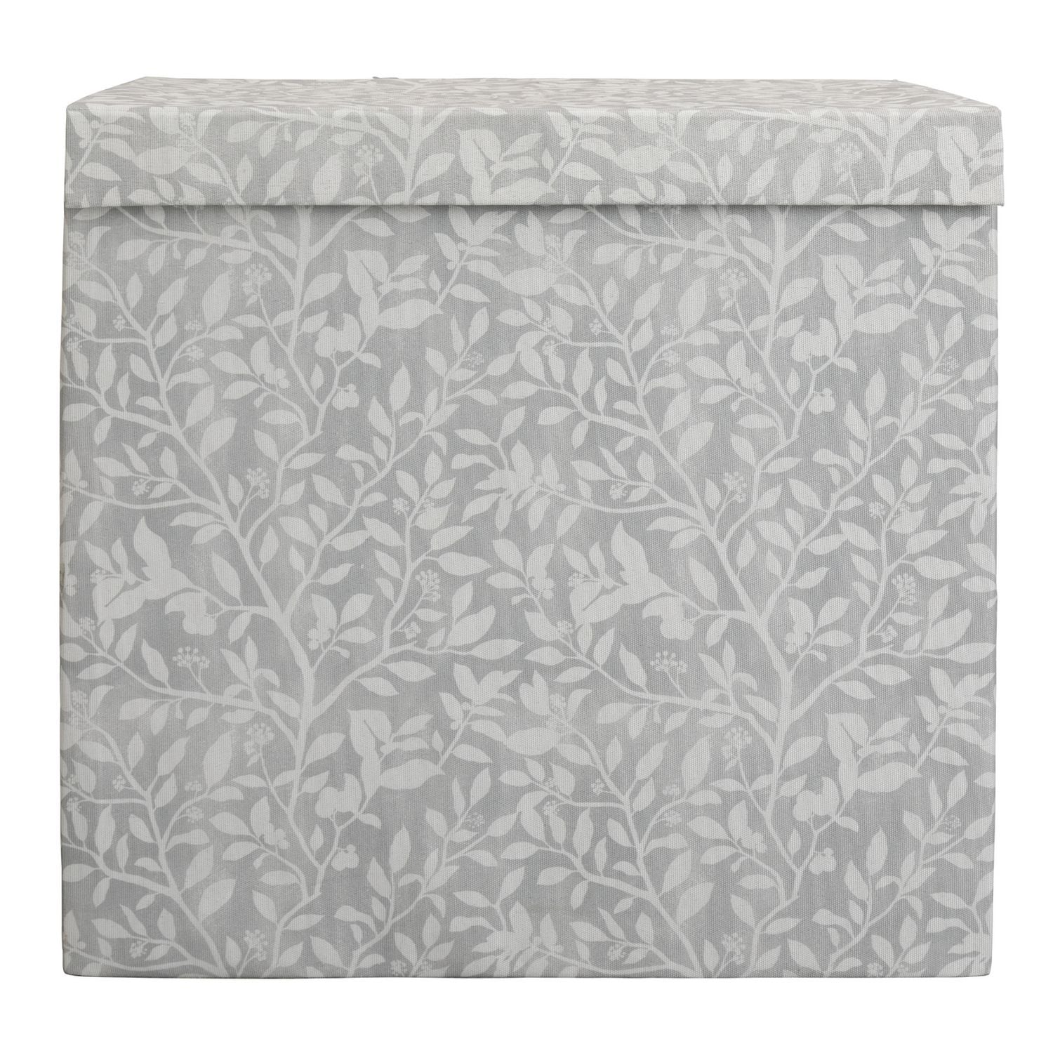 Argos Home floral laundry basket with dividers grey 130L - British product