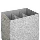 Argos Home floral laundry basket with dividers grey 130L - British product