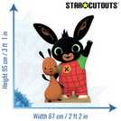 Bing and Flop Star Mini cardboard cutout (British brand)