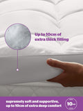 Silentnight White Deep Sleep Ultimate 1000 Extra Deep Mattress Topper