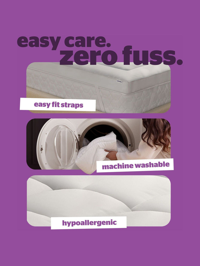 Silentnight White Deep Sleep Ultimate 1000 Extra Deep Mattress Topper (British brand)