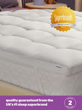 Silentnight White Deep Sleep Ultimate 1000 Extra Deep Mattress Topper