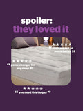 Silentnight White Deep Sleep Ultimate 1000 Extra Deep Mattress Topper (British brand)