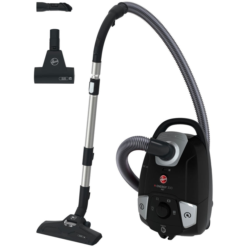 Hoover H-ENERGY 300 Pets bagged cylinder vacuum cleaner, UK version