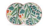 Habitat x Kew Set of 2 Ceramic Dinner Plates GOODS Argos