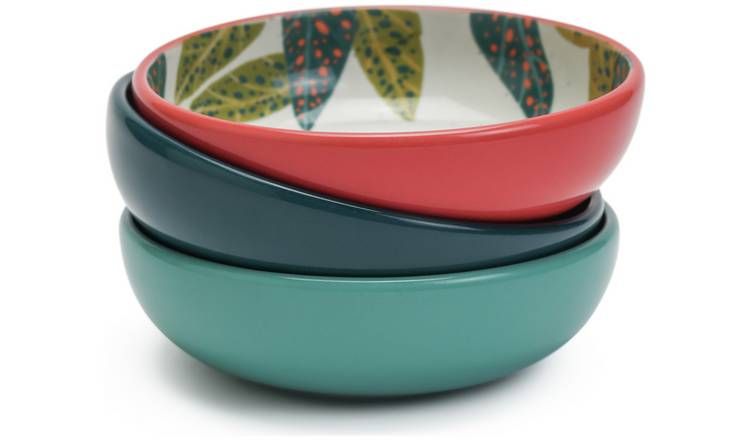 Habitat x Kew 3 Piece Ceramic Nibble Bowl GOODS Argos