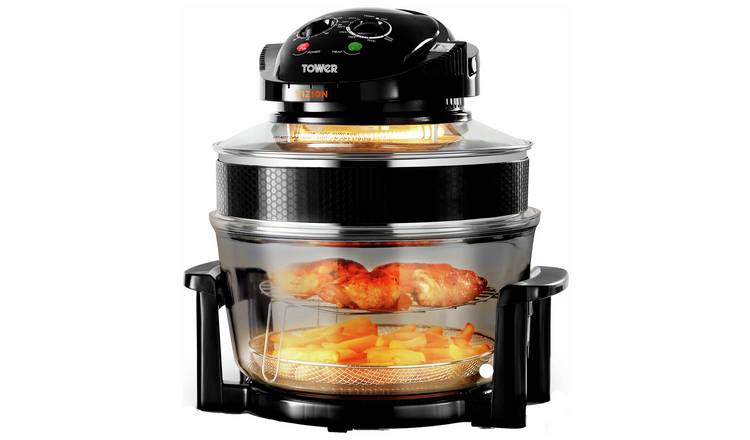 Tower T14048 Vizion Halogen Airwave Low Fat Air Fryer -Black