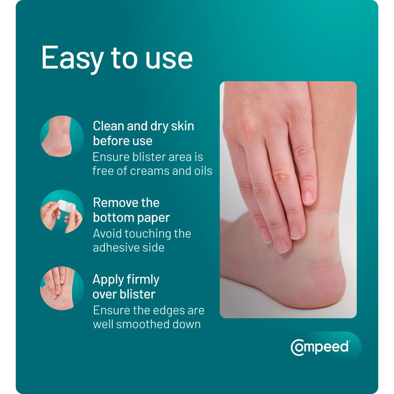 Compeed blister plasters medium x4, imported from the UK