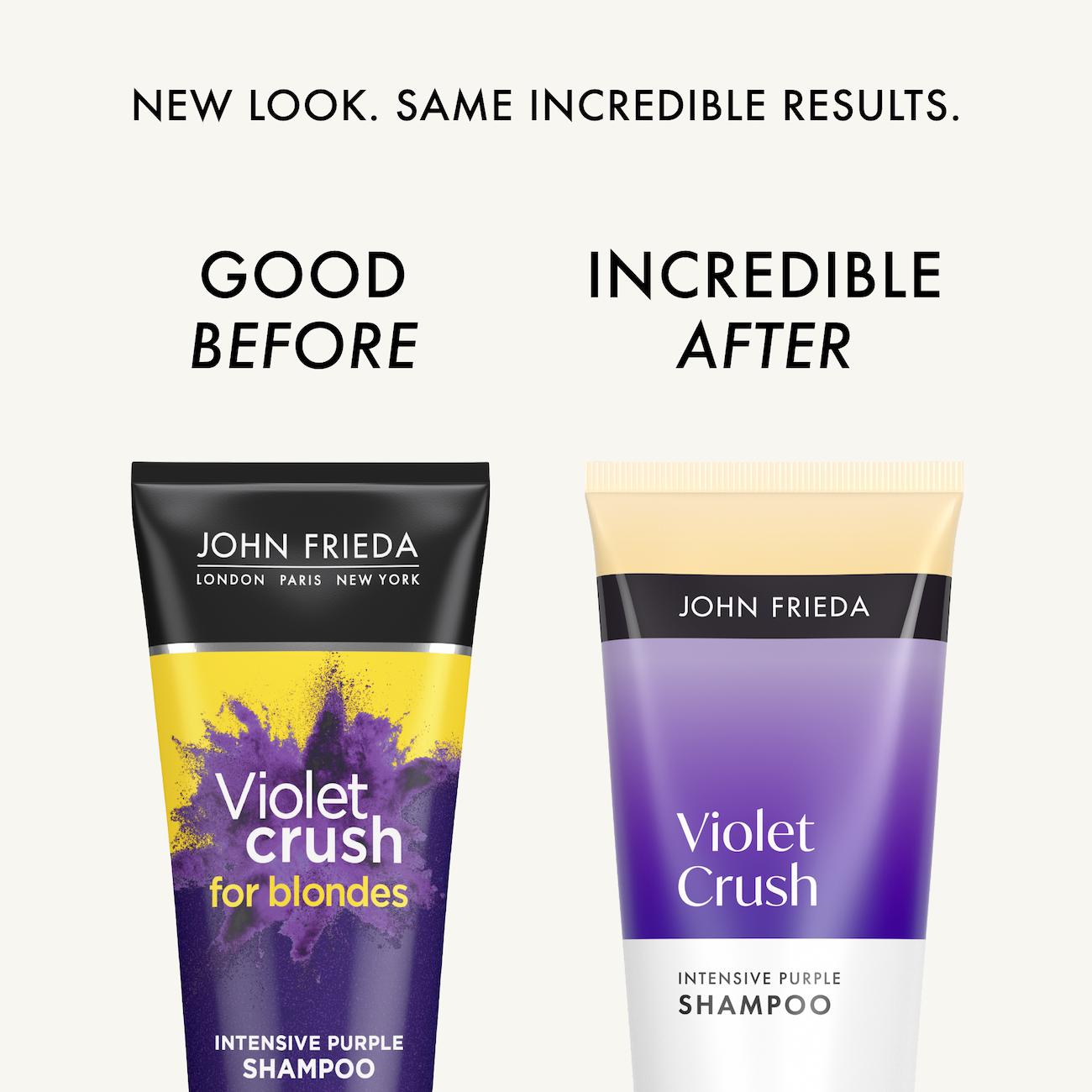 John Frieda Violet Crush intensive purple shampoo 250ml, UK version