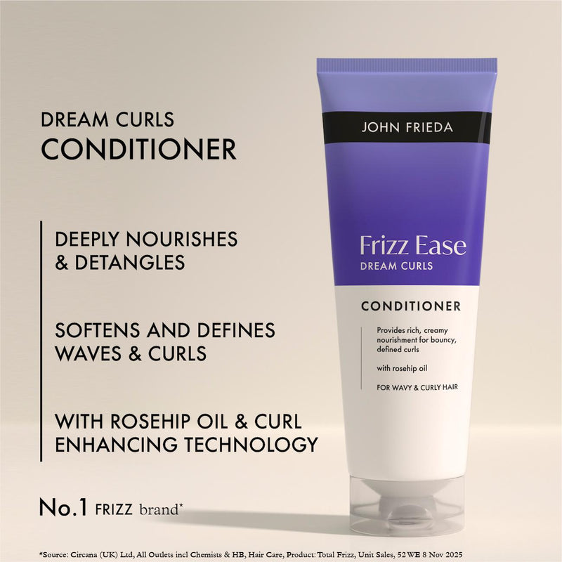 John Frieda Dream Curls conditioner 250ml - British product
