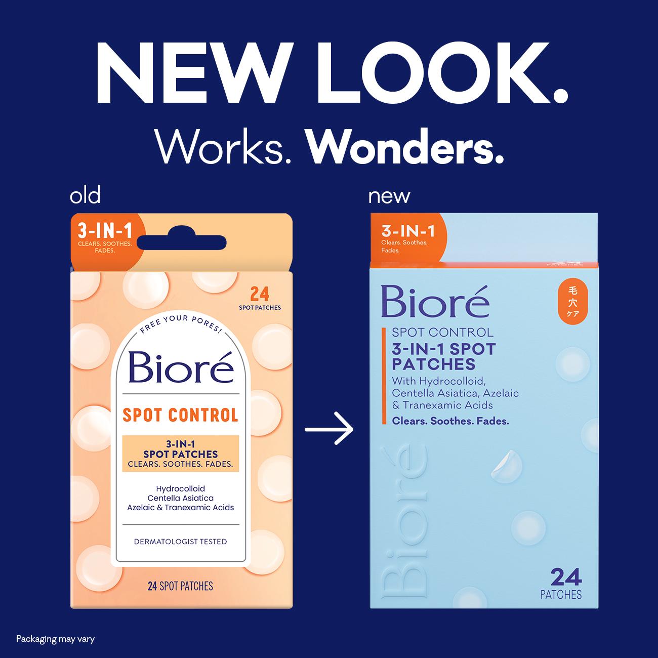 Biore Spot Control 3in1 Patches 24count (British brand)