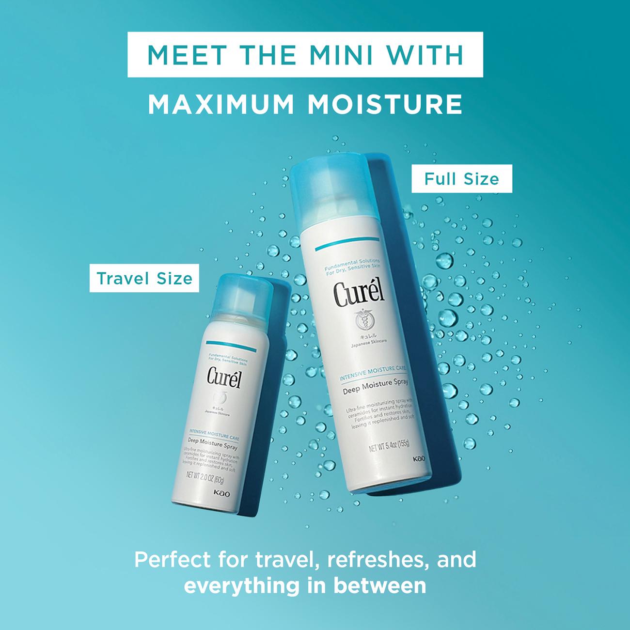 Curél Deep Moisture Mini Spray 60g, imported from the UK