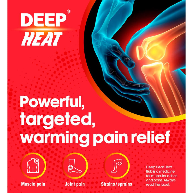 Deep Heat Heat Rub analgesic 100g - British product