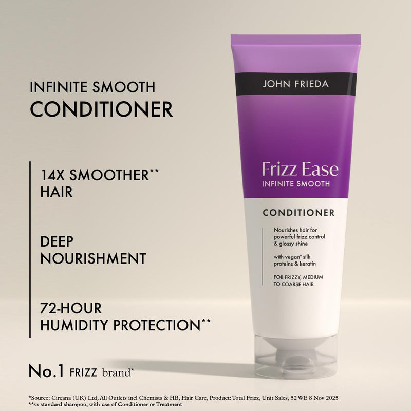 John Frieda Frizz Ease Infinite Smooth conditioner 250ml - British product