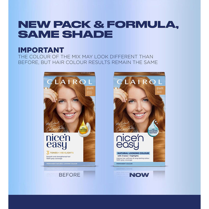 Clairol Nice'N Easy Baby Blonde 10A permanent hair dye, imported from the UK