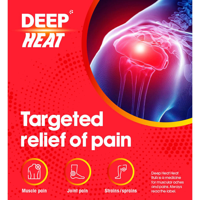 Deep Heat Heat Rub analgesic 100g - British product