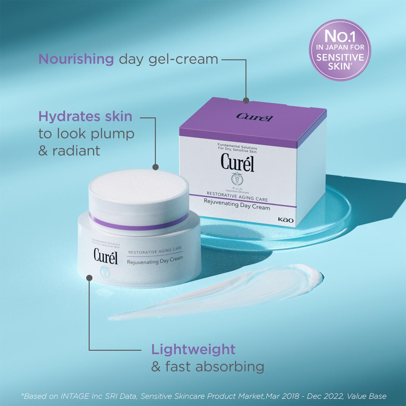 Curél rejuvenating day cream for dry sensitive skin 38ml - British product