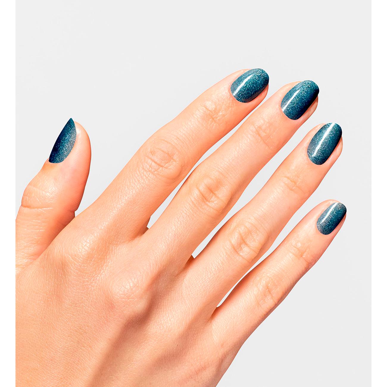 OPI holographic blue glitter quick dry nail polish, UK version