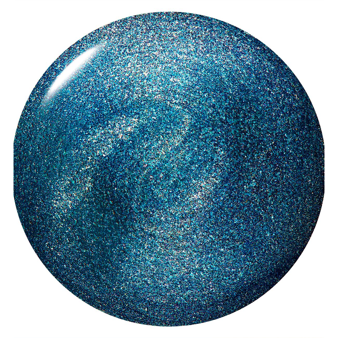 OPI holographic blue glitter quick dry nail polish, UK version