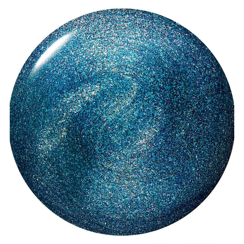 OPI holographic blue glitter quick dry nail polish, UK version