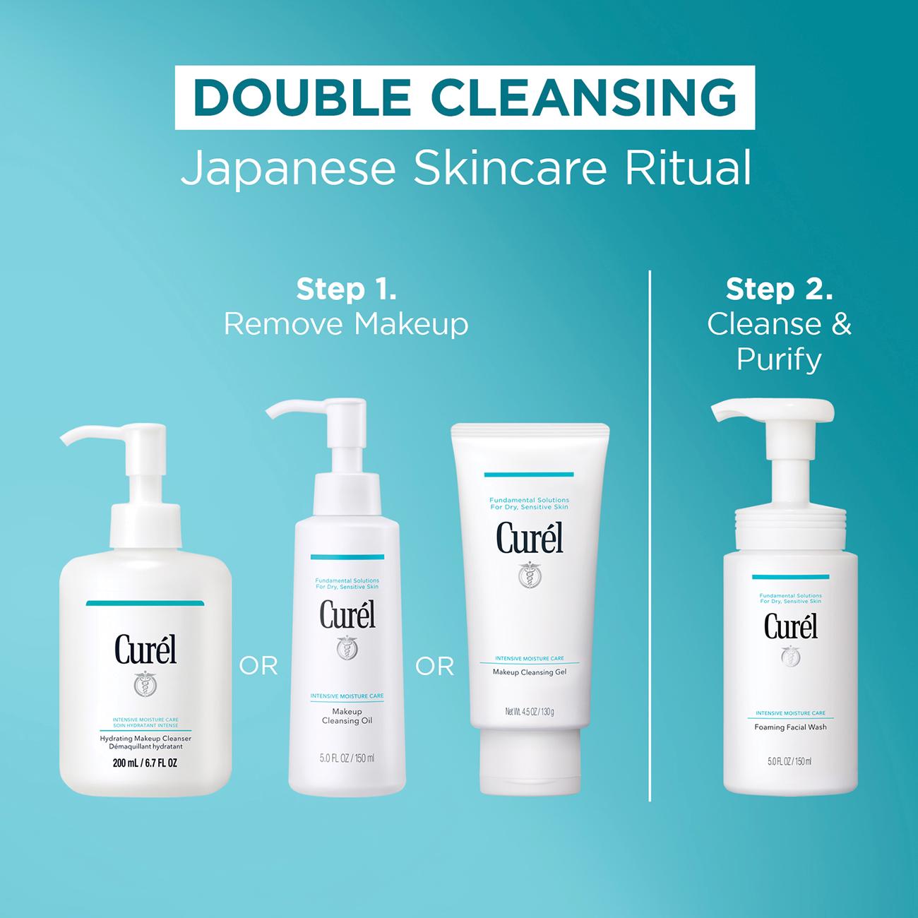 Curél hydrating makeup cleanser 200ml for sensitive skin, UK version