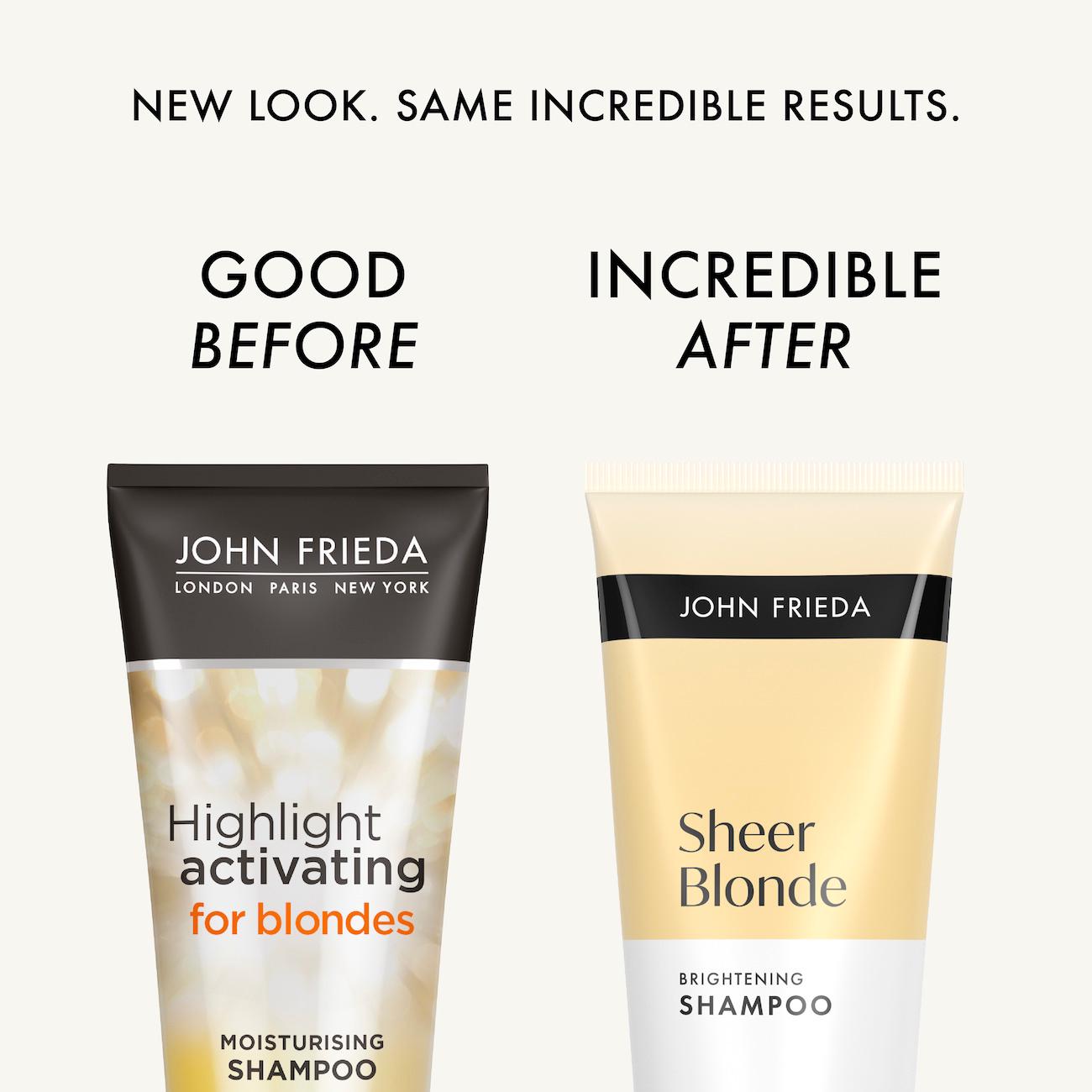John Frieda Sheer Blonde Brightening Shampoo 250ml (British brand)
