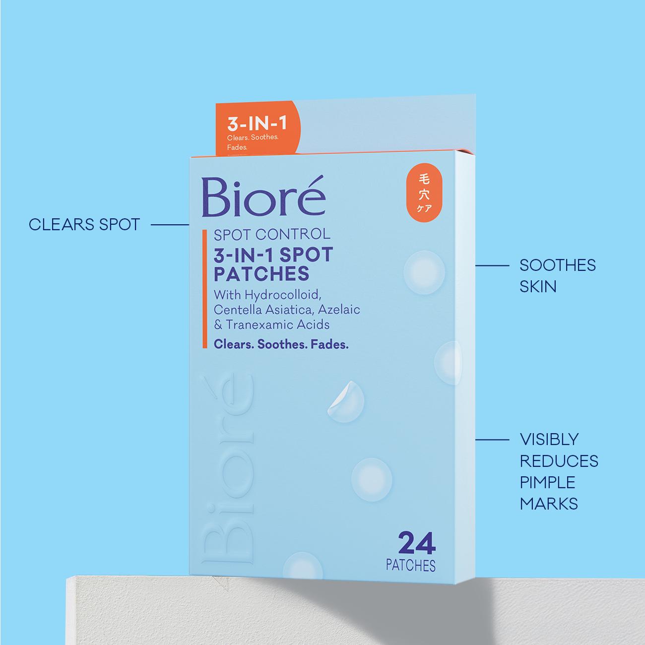 Biore Spot Control 3in1 Patches 24count (British brand)