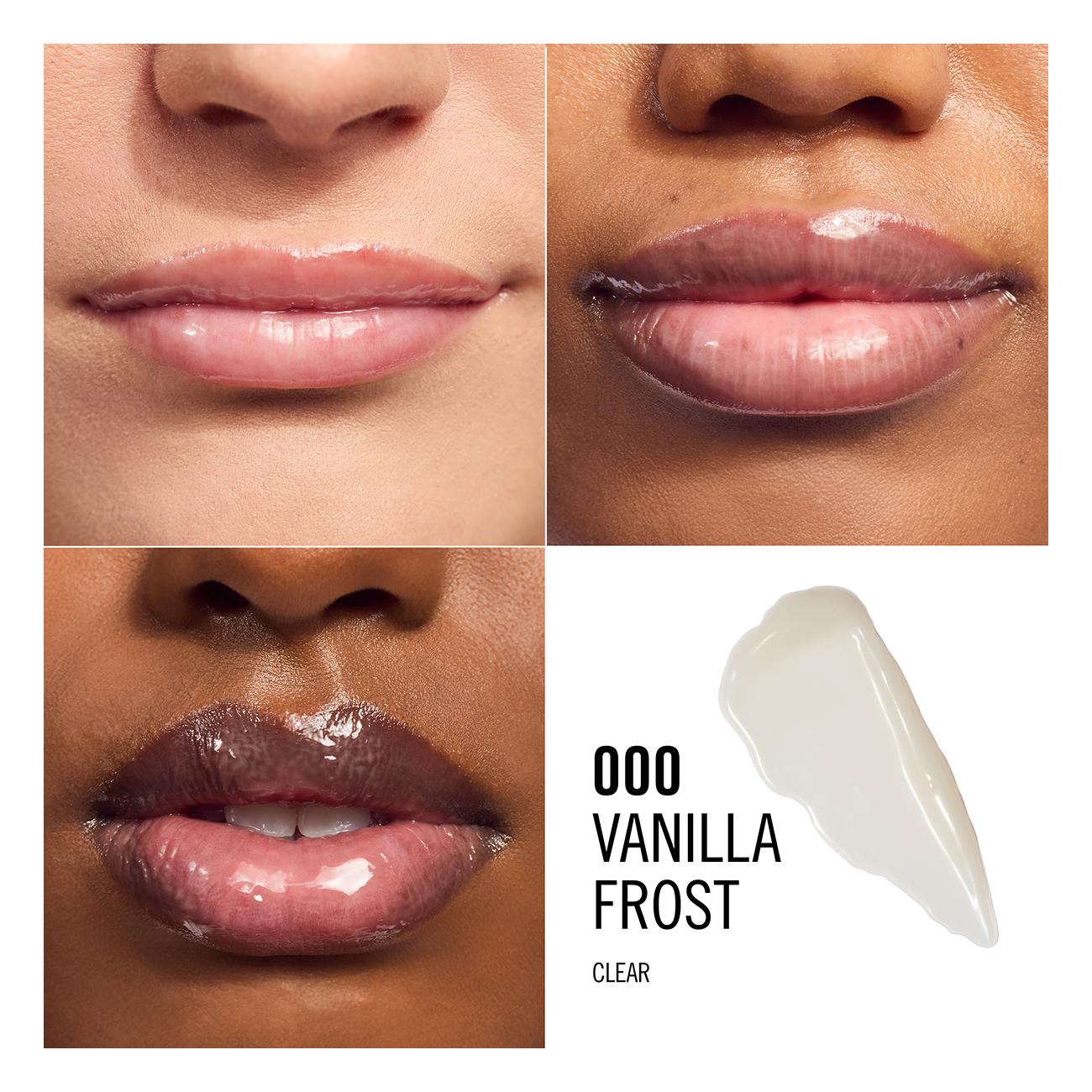 Rimmel London Oh My Gloss lip balm Vanilla Frost 15ml, imported from the UK