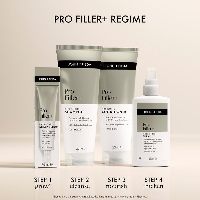 John Frieda Pro Filler Thickening Spray 150ml, imported from the UK