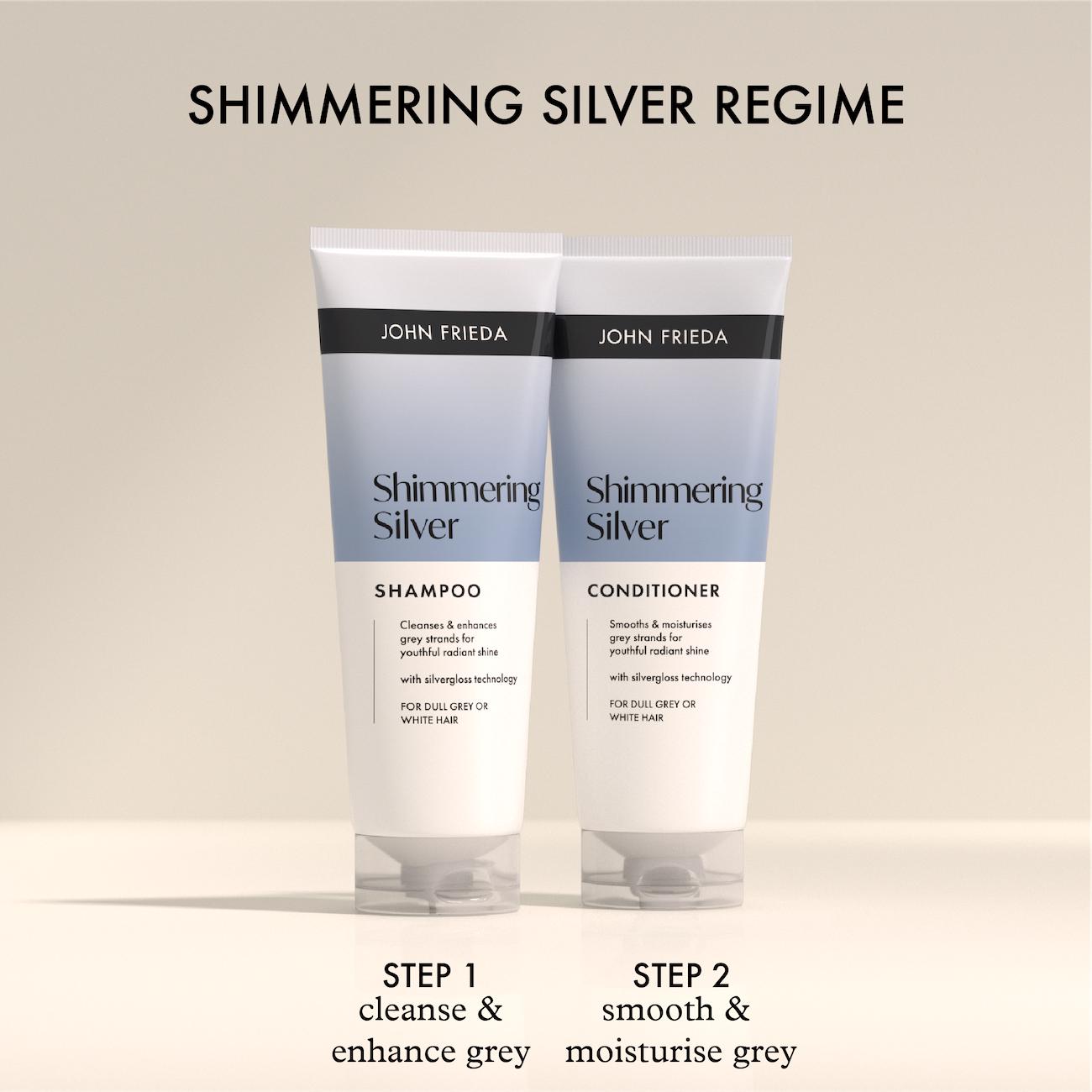 John Frieda Shimmering Silver conditioner 250ml, imported from the UK