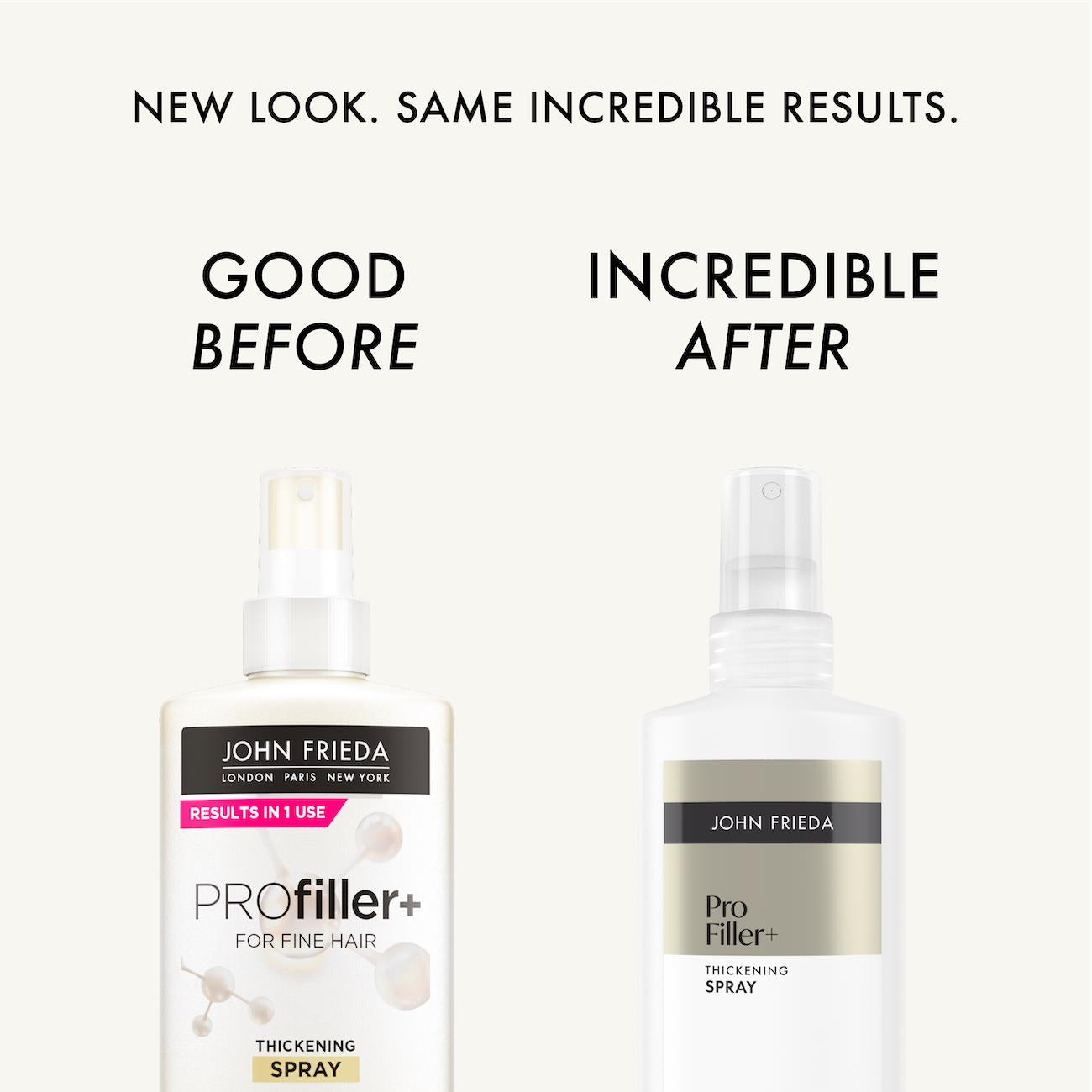 John Frieda Pro Filler Thickening Spray 150ml, imported from the UK