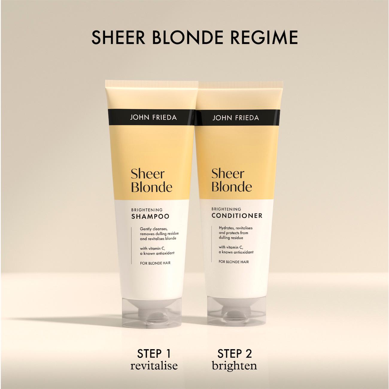 John Frieda Sheer Blonde Brightening Shampoo 250ml (British brand)