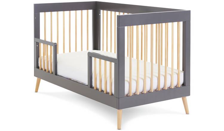 Obaby Maya 2 Pieces Cot Bed Nursery Set - Slate