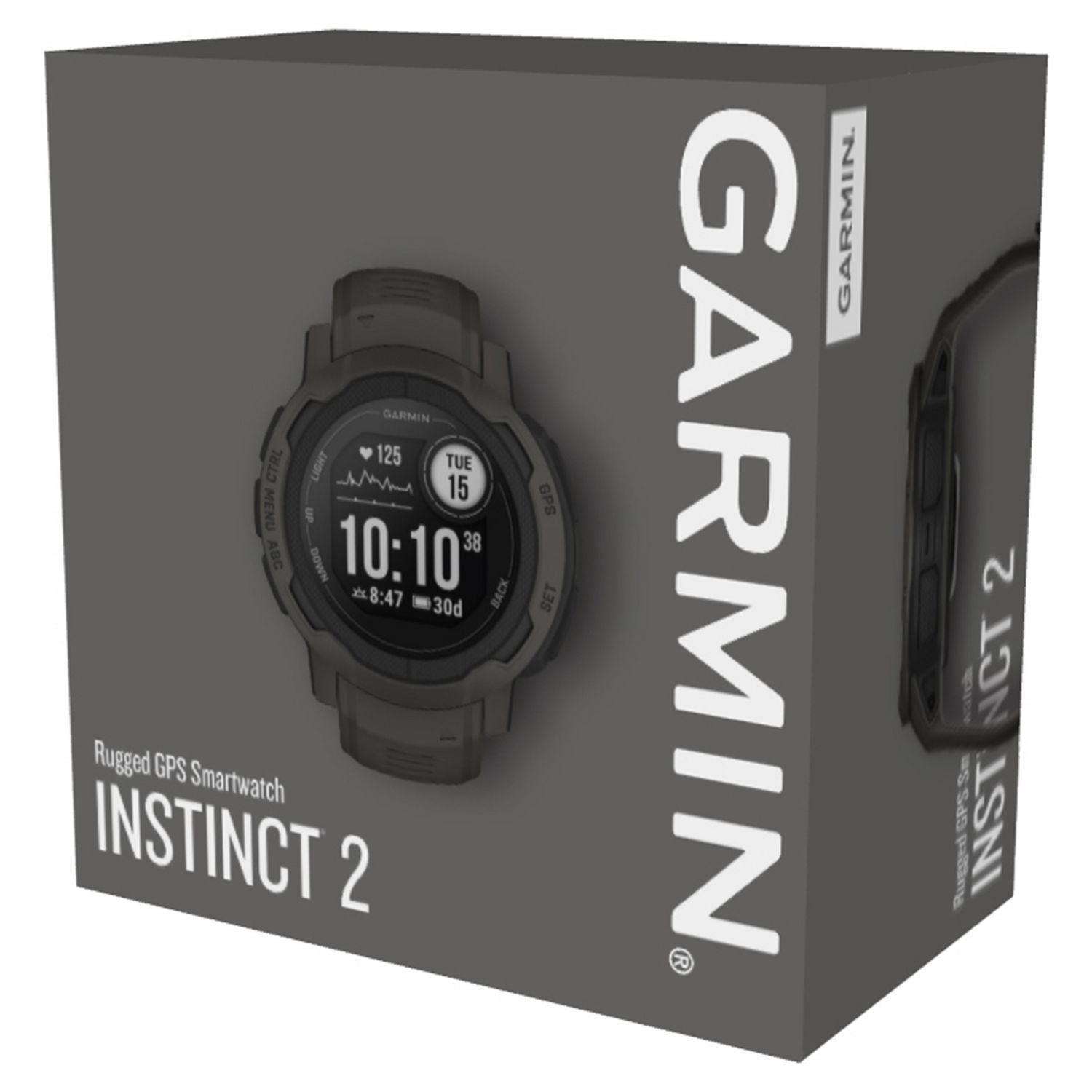 Garmin Instinct 2 graphite GPS smartwatch (British brand)