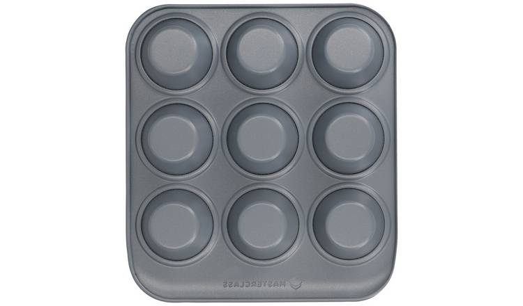 Masterclass 9 Cup Smart Ceramic Carbon Steel Muffin Tin
