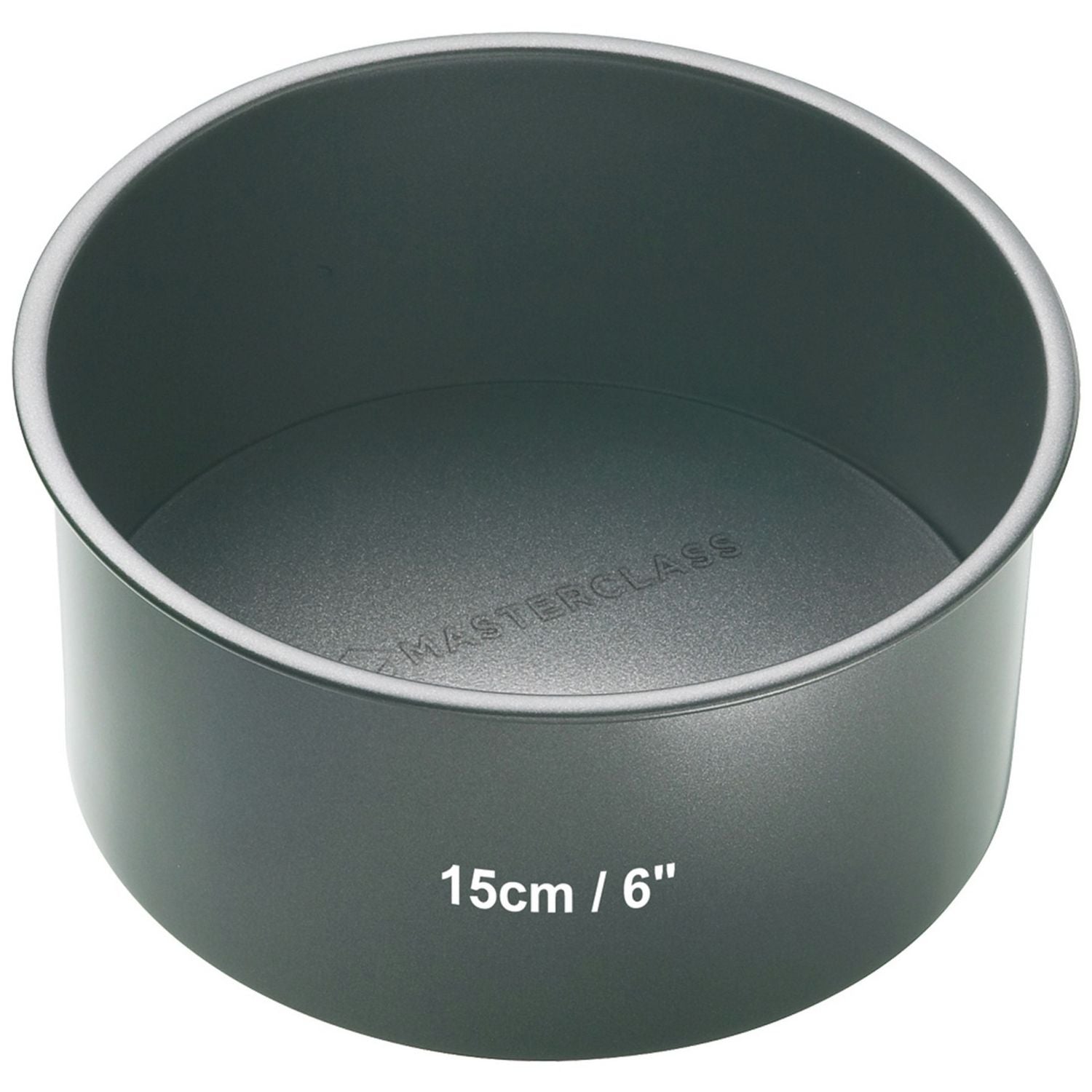 Masterclass round carbon steel cake tin 15cm, imported from the UK