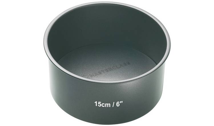 Masterclass round carbon steel cake tin 15cm, imported from the UK