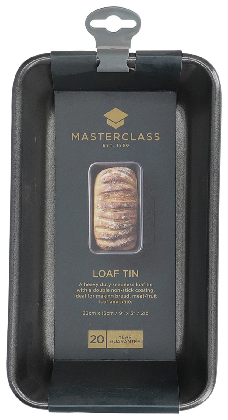 MasterClass carbon steel non-stick loaf tin 23cm, imported from the UK