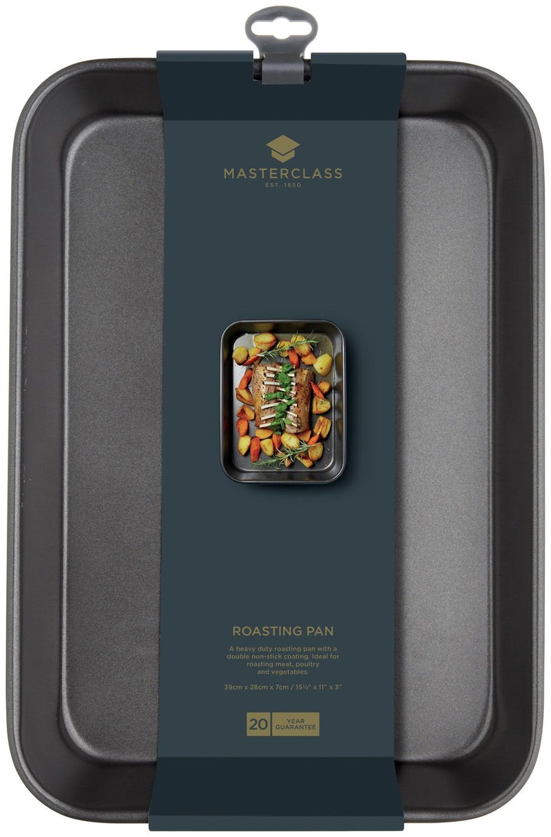 Masterclass 38cm carbon steel roasting tin, imported from the UK