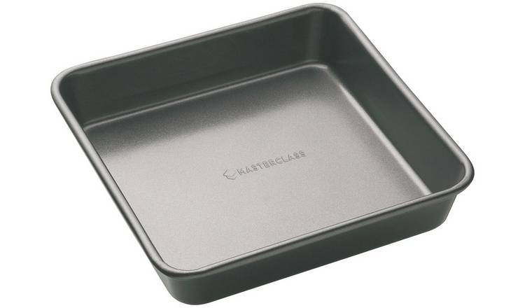 Masterclass square carbon steel baking tin 23cm, imported from the UK