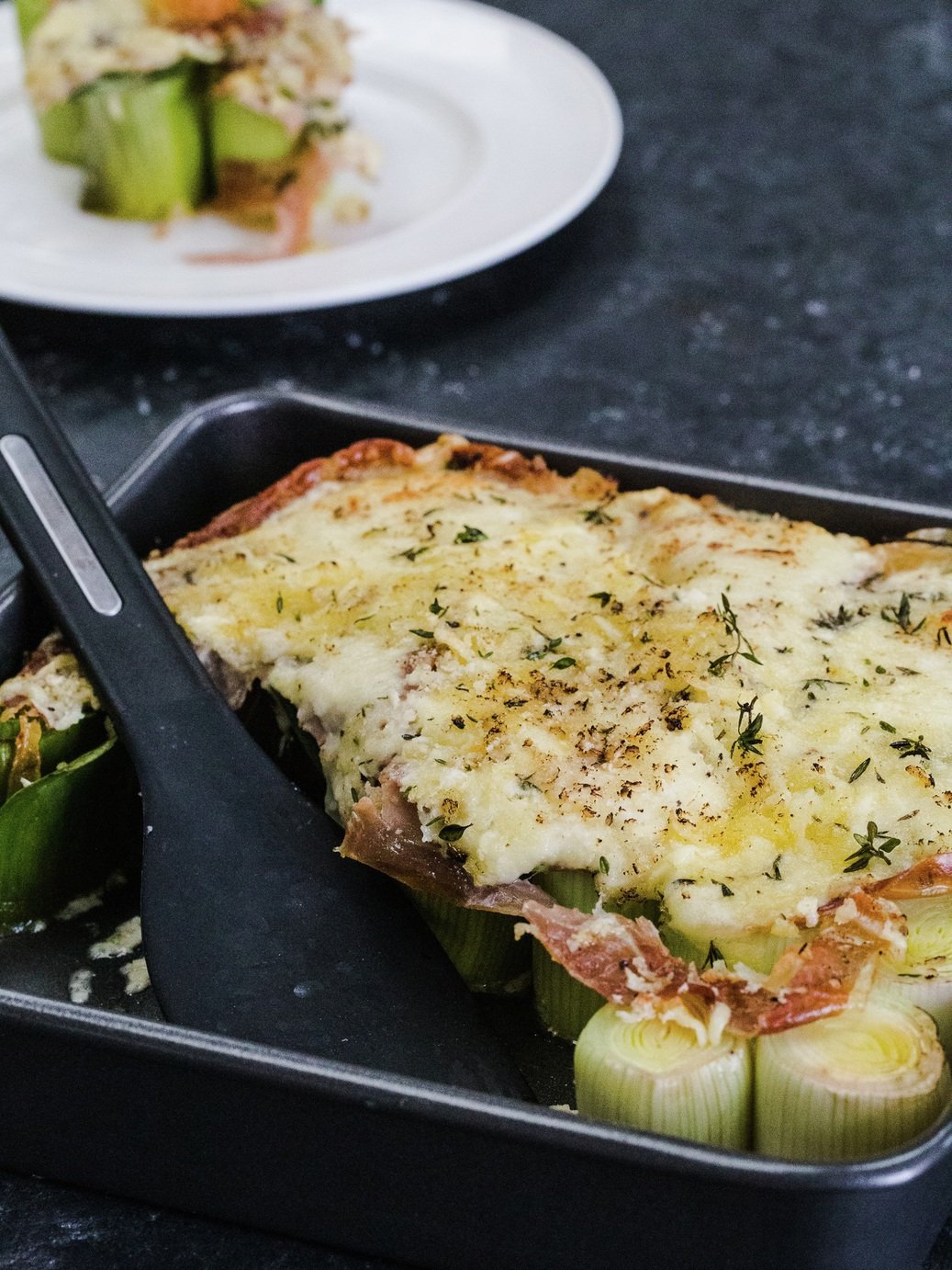 Masterclass square carbon steel baking tin 23cm, imported from the UK