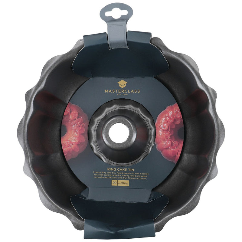 Masterclass Carbon Steel Bundt Tin 27cm, imported from the UK