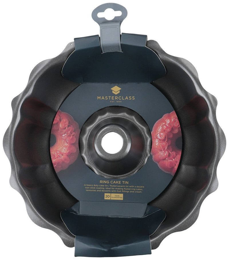 Masterclass Carbon Steel Bundt Tin 27cm, imported from the UK