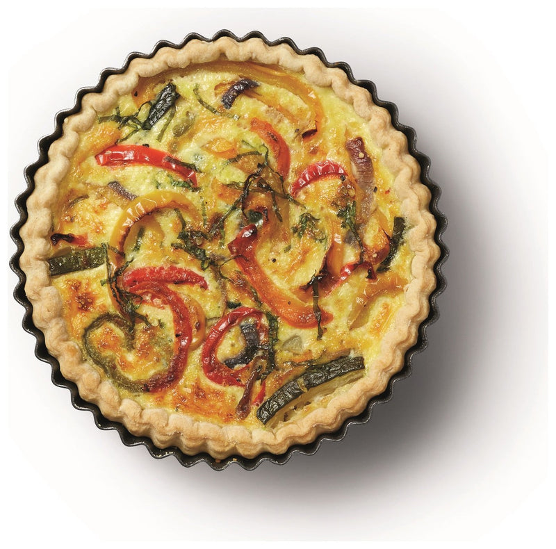 MasterClass 23cm non-stick fluted flan tin, imported from the UK