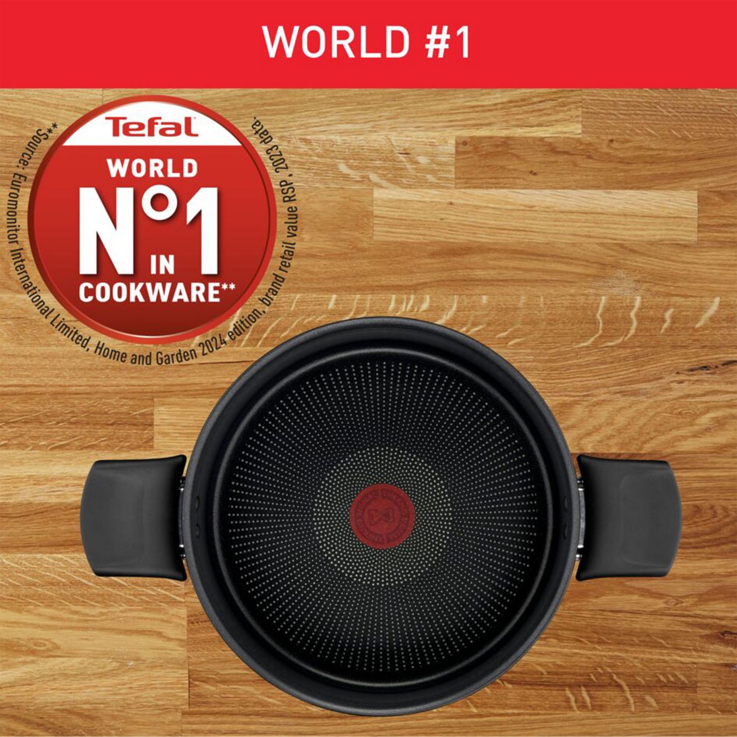 Tefal Titanium Excellence 24cm non-stick stewpot (British brand)