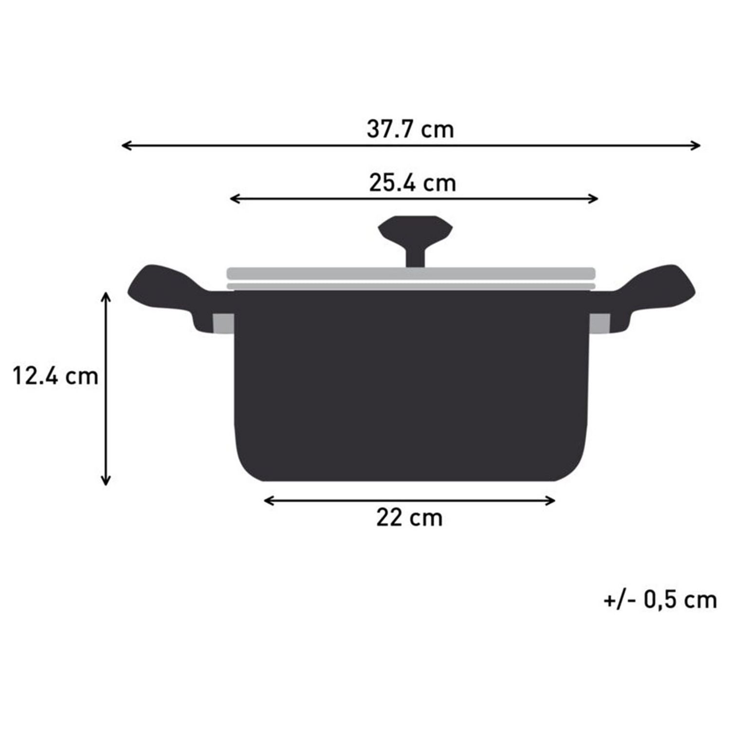Tefal Titanium Excellence 24cm non-stick stewpot (British brand)