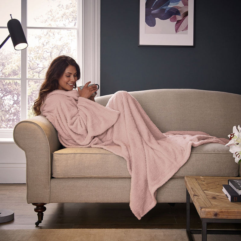 Silentnight wearable blanket Blush Pink L (British brand)